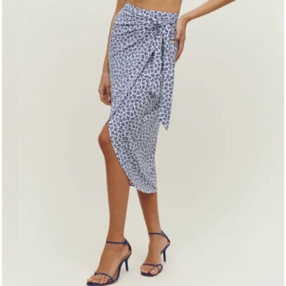 Reformation Rika Floral Skirt Small​​​​​